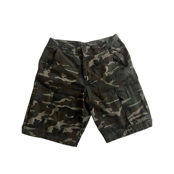Y2K Bugle Boy Est 1977 Cargo  Camo Shorts size  34 - Picture 3 of 6